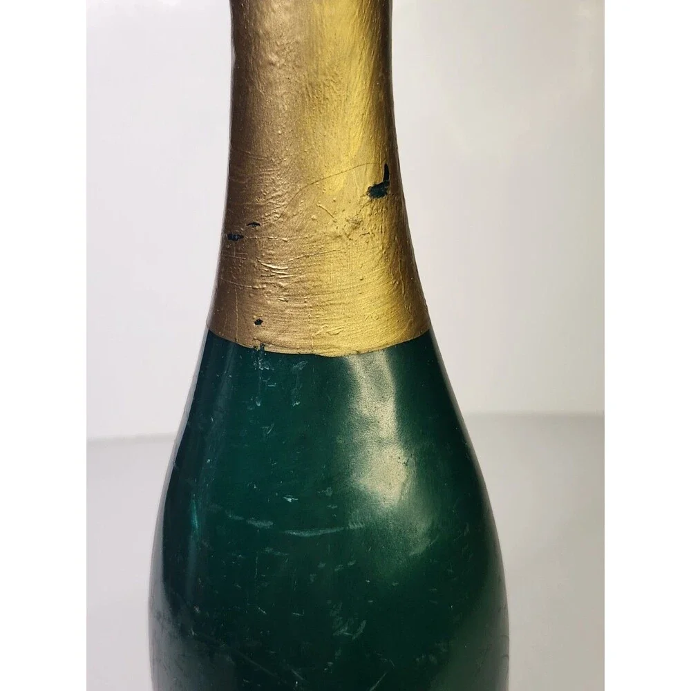Champagne Bottle Candle Chateau Metro Vintage 12